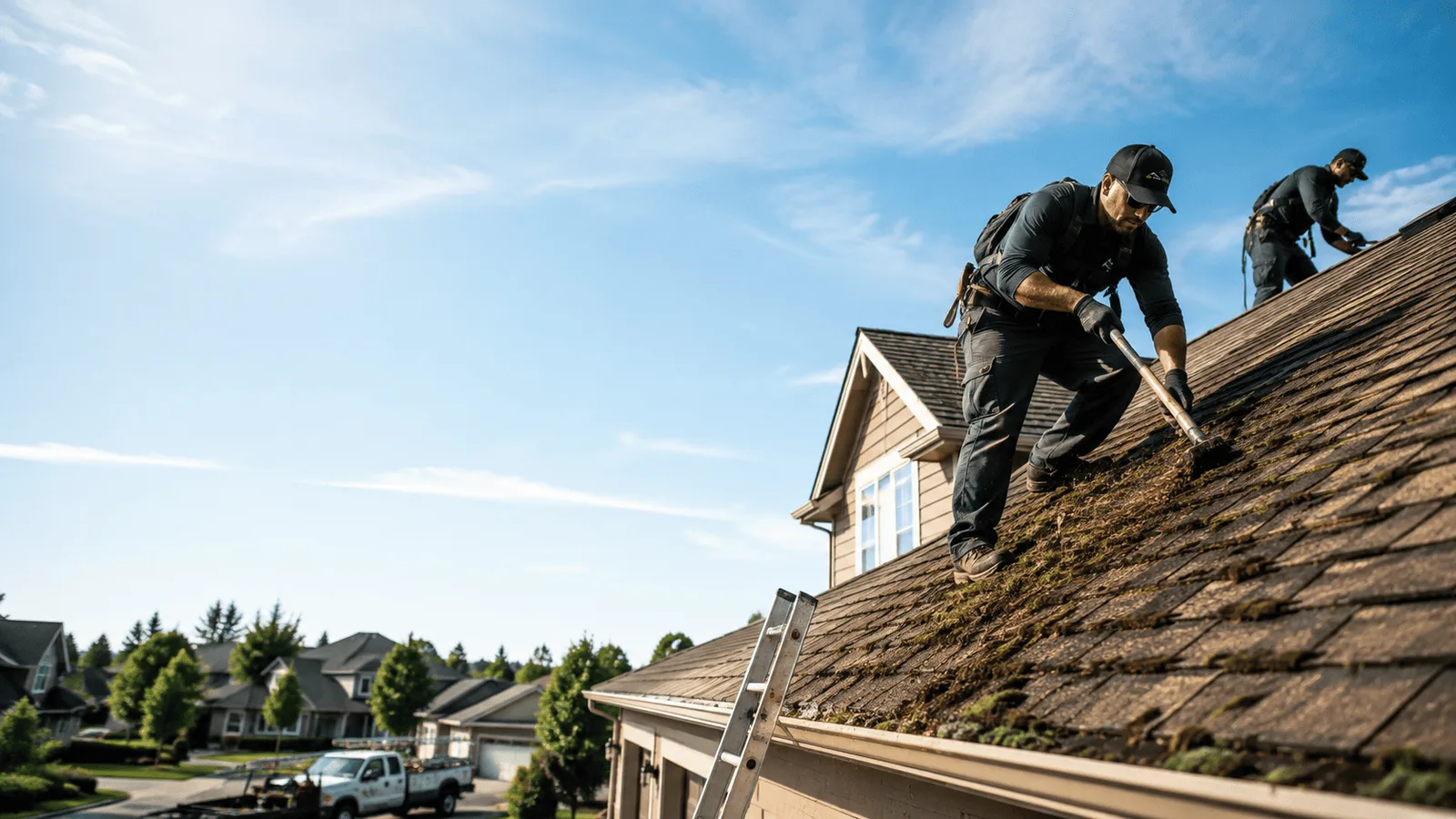 Roof Moss Removal in New Limerick, ME near me